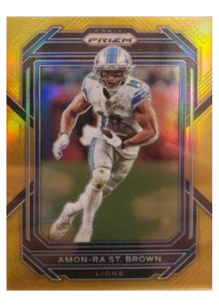2022 Panini Prizm Base Set Amon-Ra St. Brown #98 card