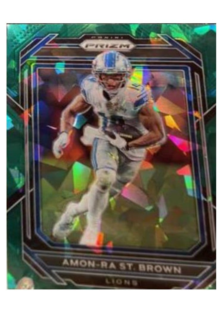 2022 Panini Prizm Base Set Amon-Ra St. Brown #98 card