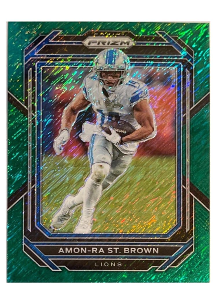2022 Panini Prizm Base Set Amon-Ra St. Brown #98 card