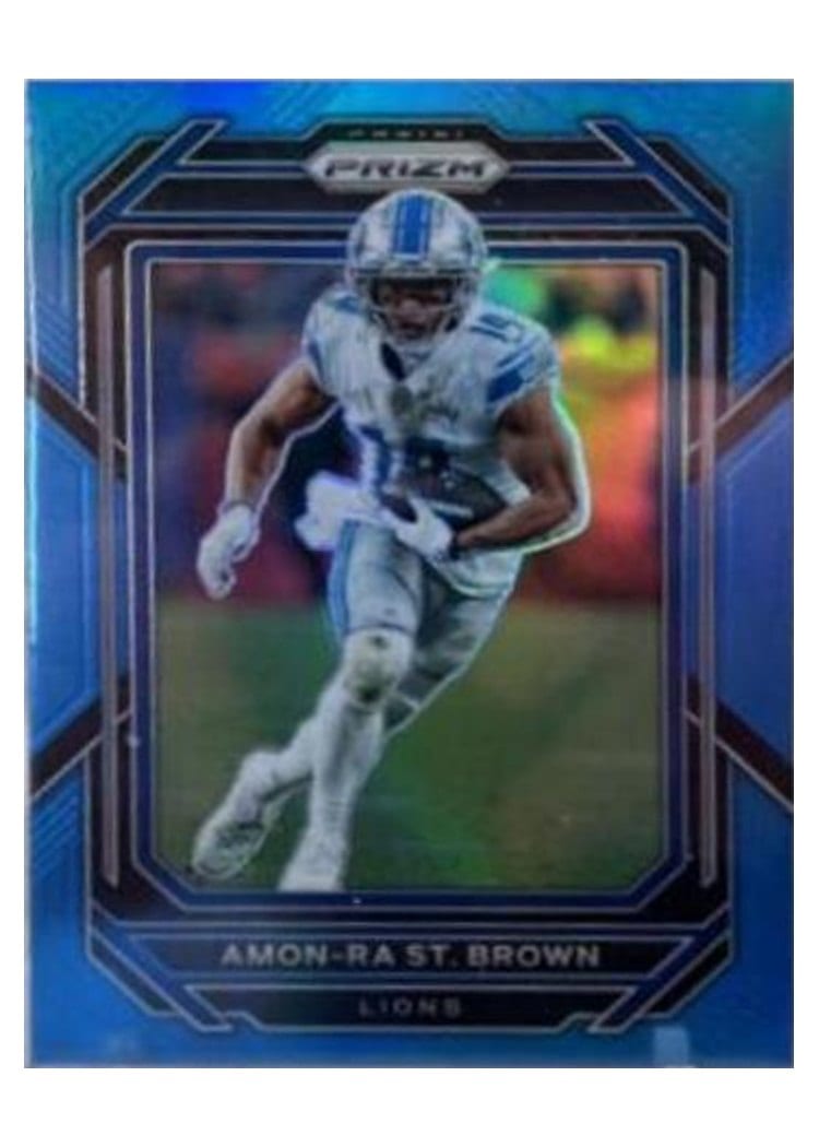 2022 Panini Prizm Base Set Amon-Ra St. Brown #98 card