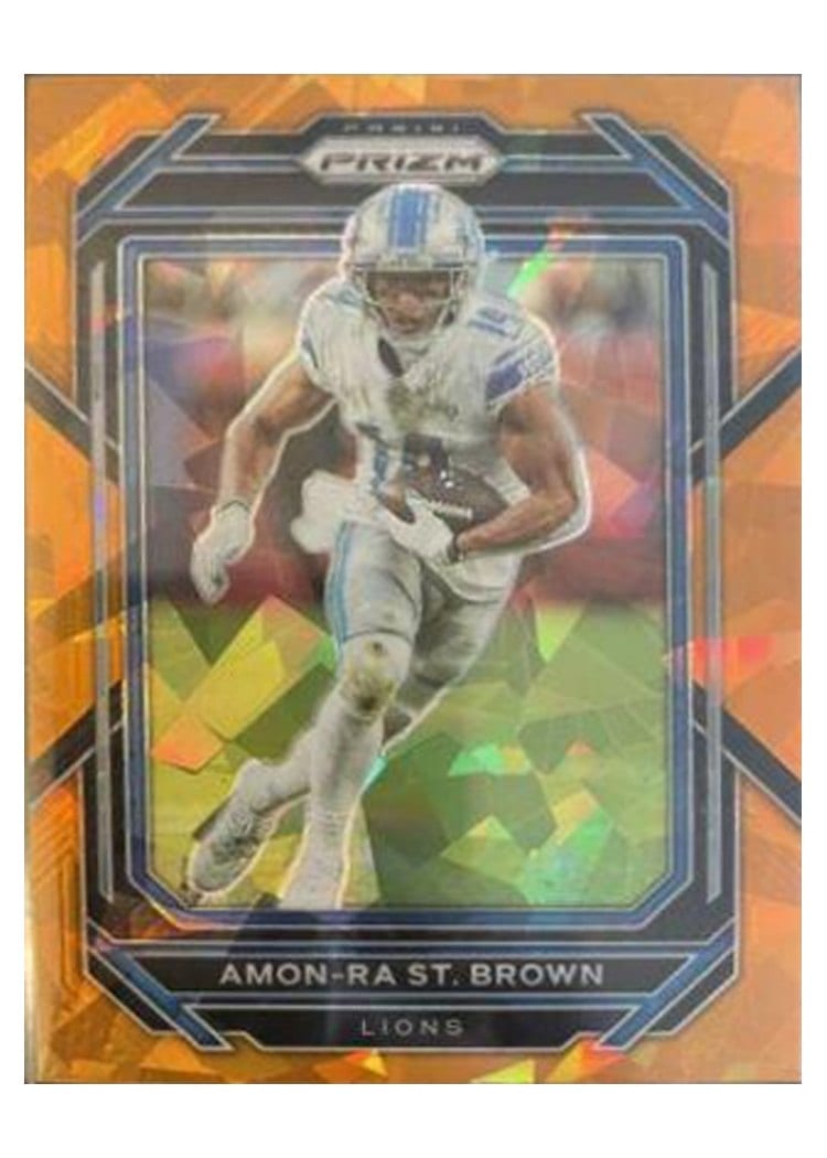 2022 Panini Prizm Base Set Amon-Ra St. Brown #98 card