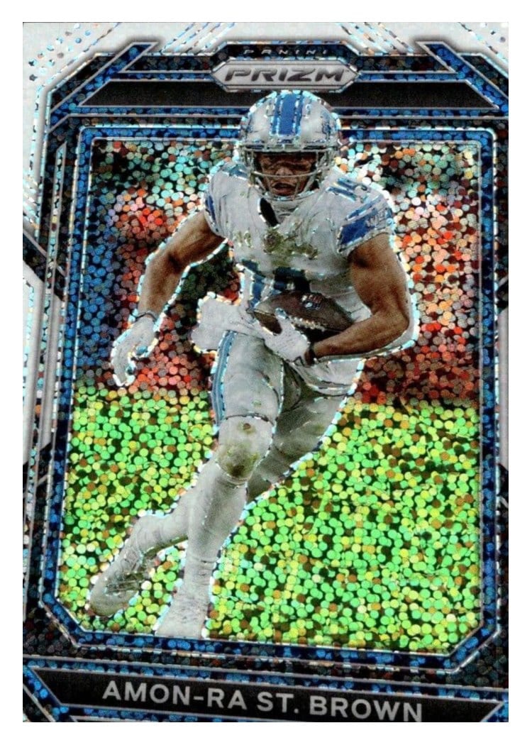 2022 Panini Prizm Base Set Amon-Ra St. Brown #98 card