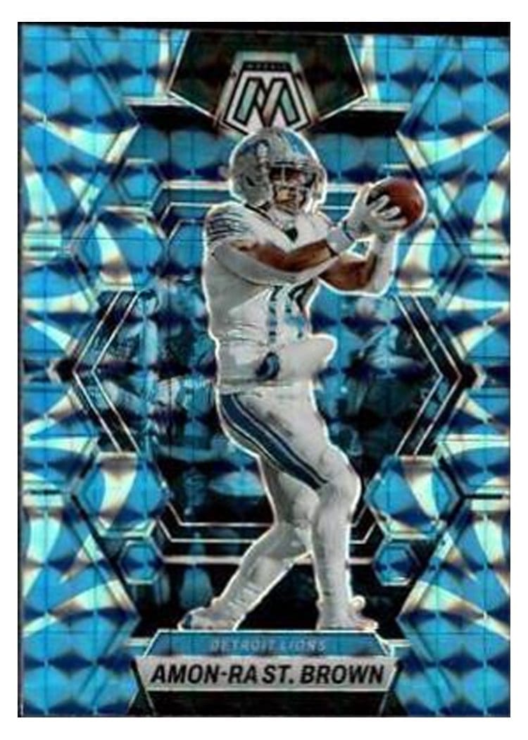 2023 Panini Mosaic Base Set Amon-Ra St. Brown #186 card