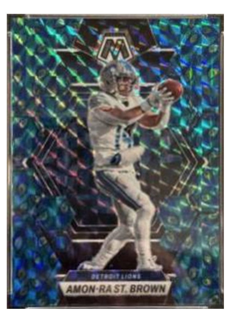 2023 Panini Mosaic Base Set Amon-Ra St. Brown #186 card