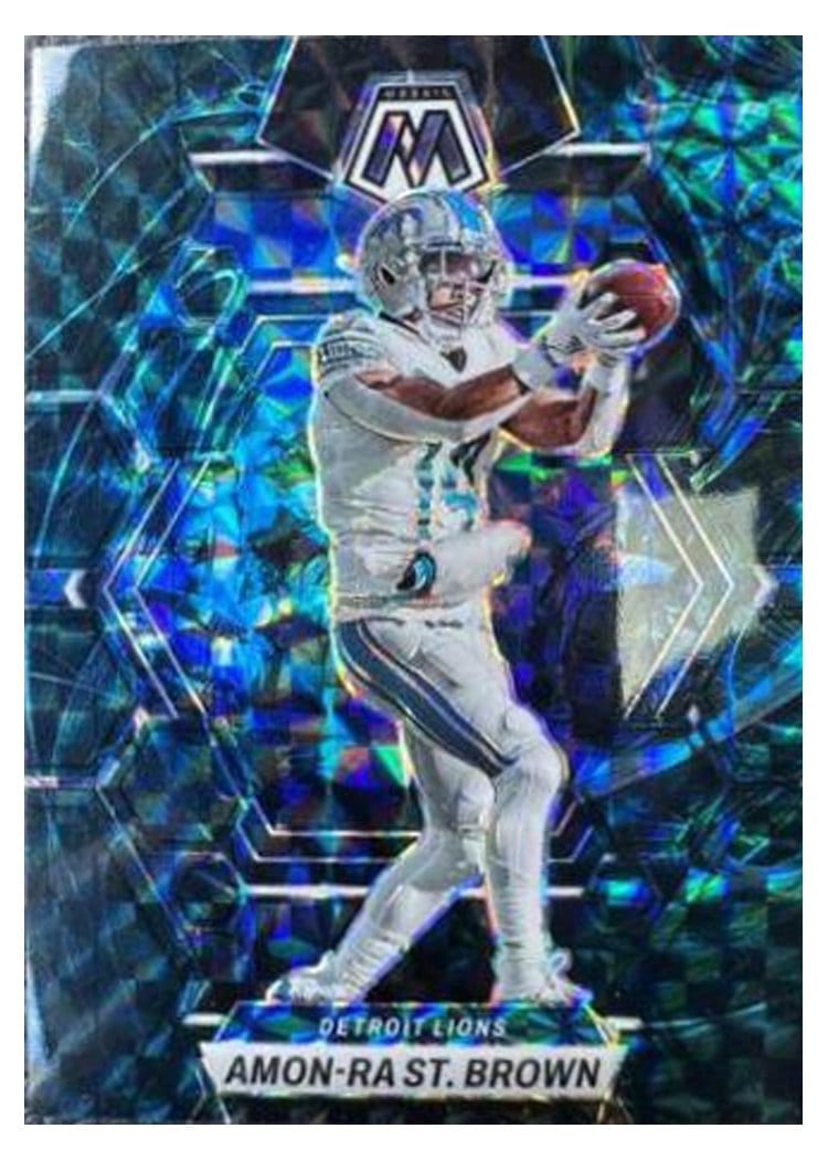 2023 Panini Mosaic Base Set Amon-Ra St. Brown #186 card