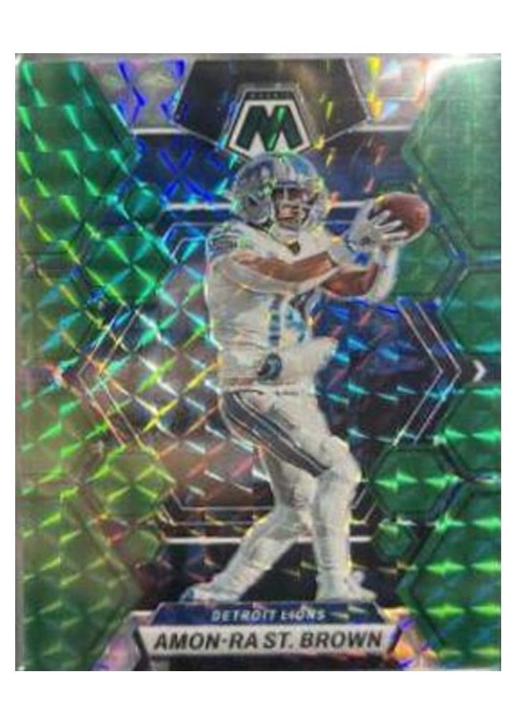 2023 Panini Mosaic Base Set Amon-Ra St. Brown #186 card