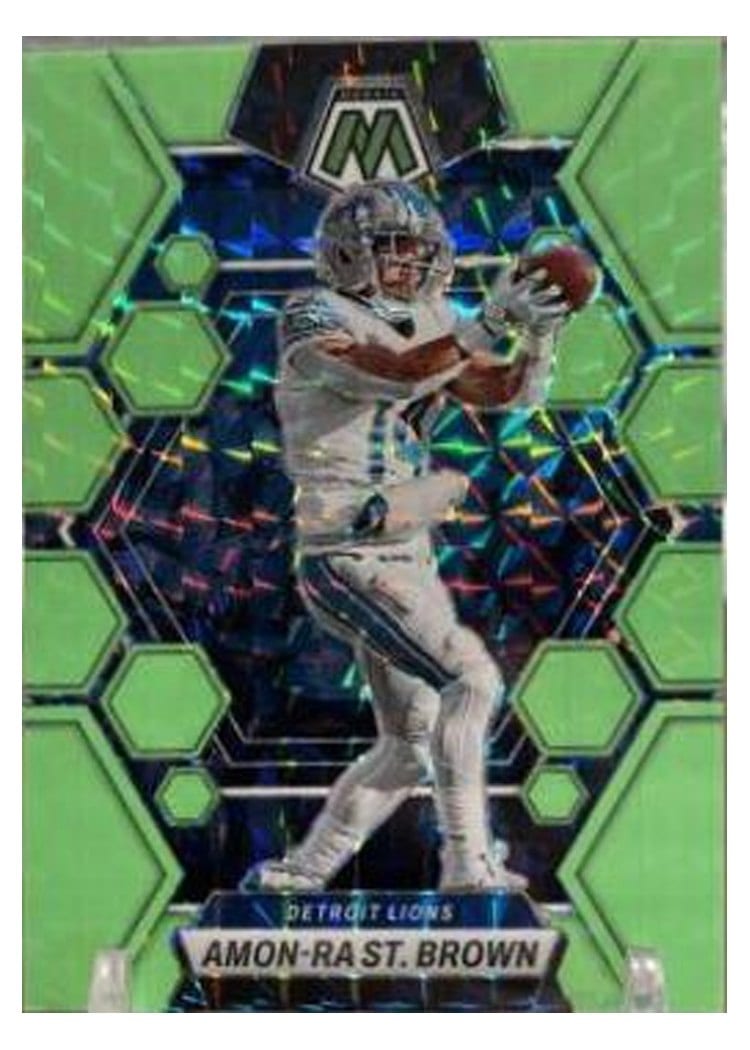 2023 Panini Mosaic Base Set Amon-Ra St. Brown #186 card