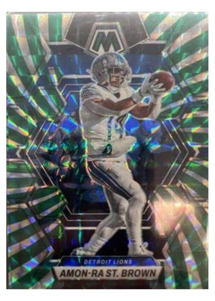 2023 Panini Mosaic Base Set Amon-Ra St. Brown #186 card