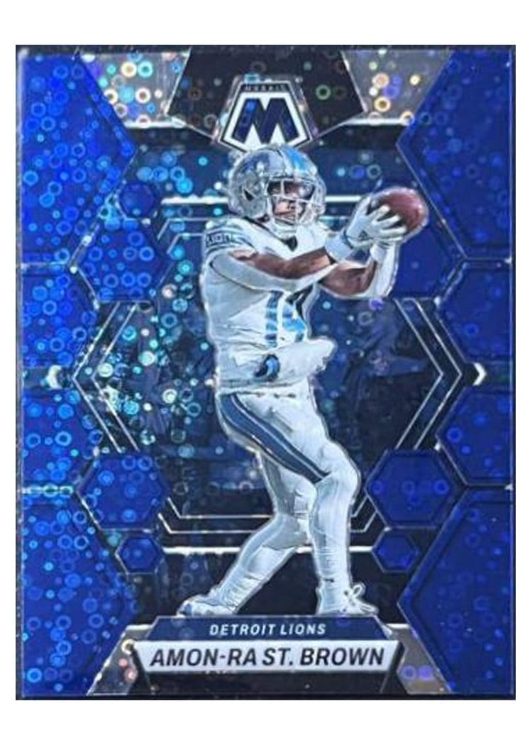 2023 Panini Mosaic Base Set Amon-Ra St. Brown #186 card