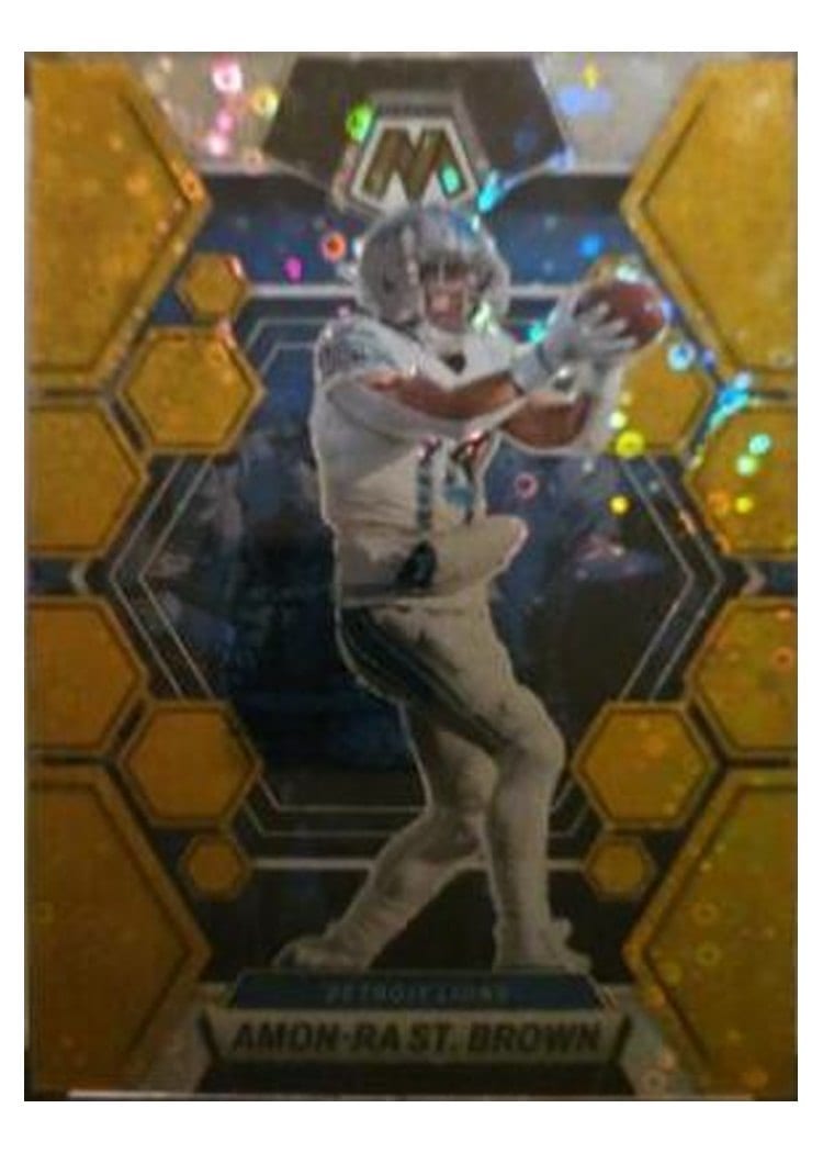 2023 Panini Mosaic Base Set Amon-Ra St. Brown #186 card