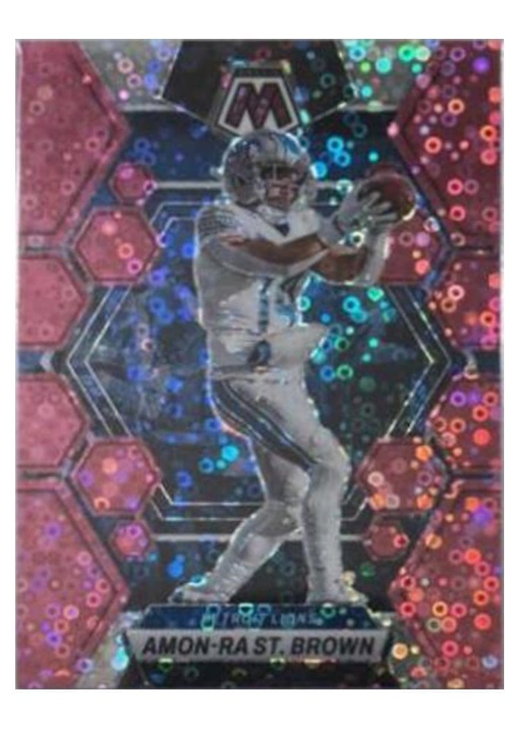 2023 Panini Mosaic Base Set Amon-Ra St. Brown #186 card