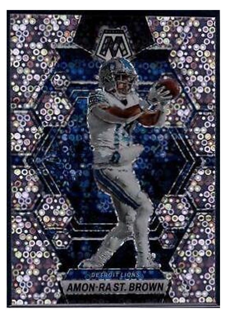 2023 Panini Mosaic Base Set Amon-Ra St. Brown #186 card