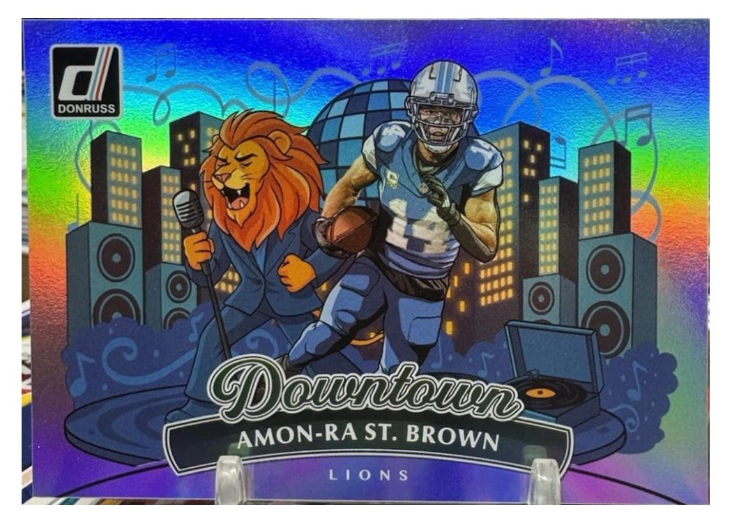 2024 Panini Flawless Shield Signatures Amon-Ra St. Brown #4 card