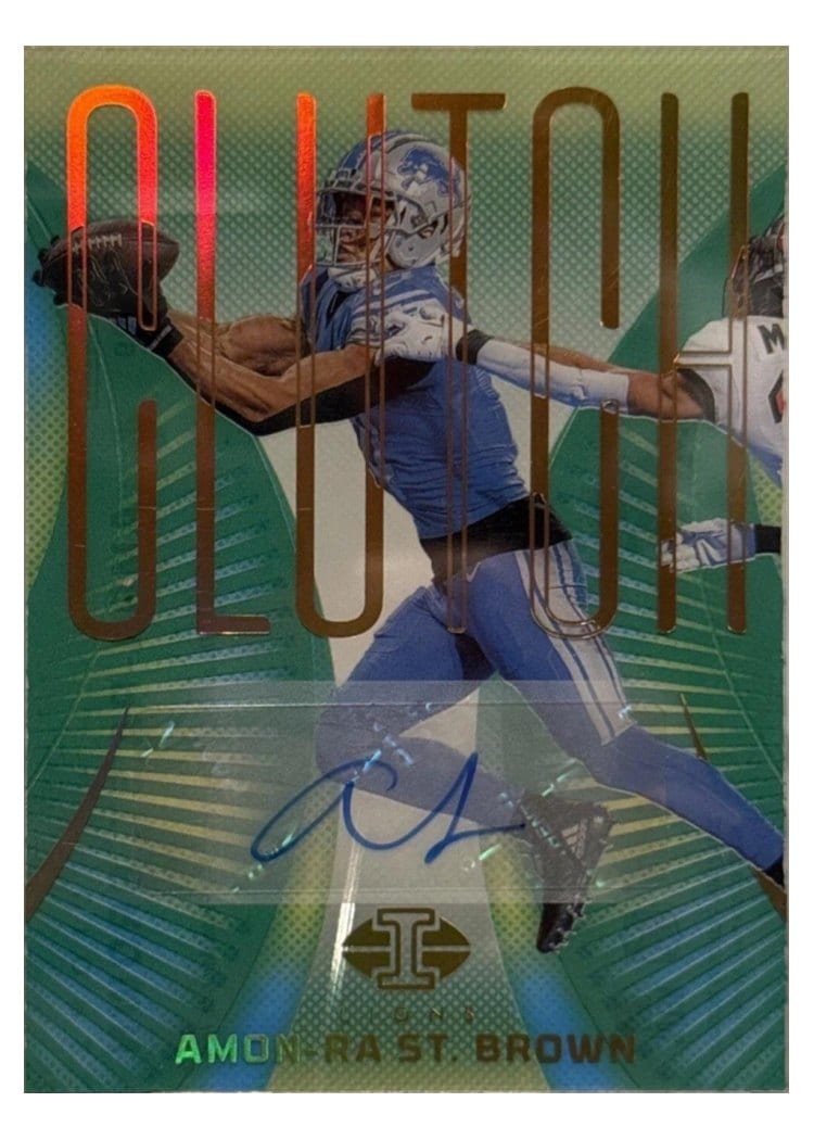 2024 Panini Illusions Clutch Signatures Amon-Ra St. Brown #9 card
