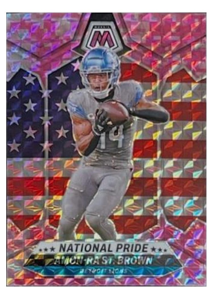 2024 Panini Mosaic Base Set Amon-Ra St. Brown #263 card