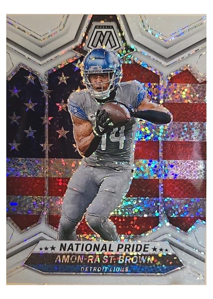 2024 Panini Mosaic Base Set Amon-Ra St. Brown #263 card