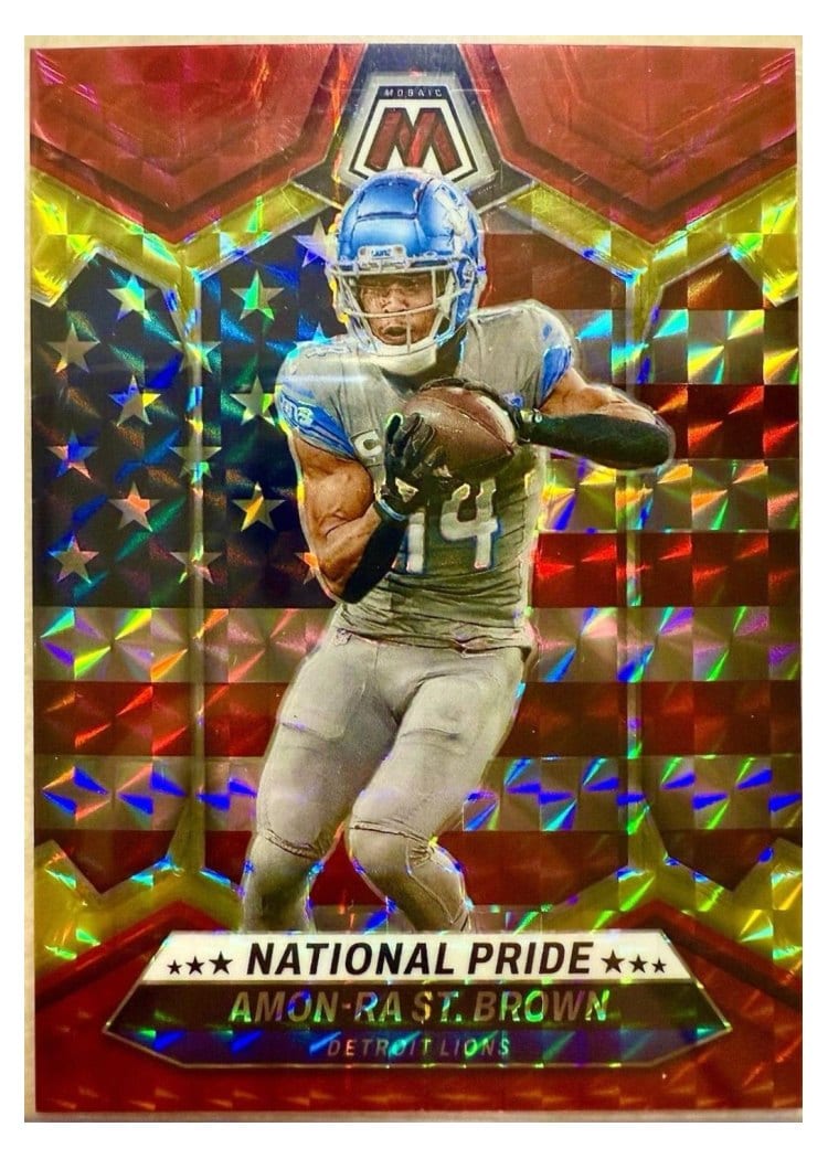 2024 Panini Mosaic Base Set Amon-Ra St. Brown #263 card