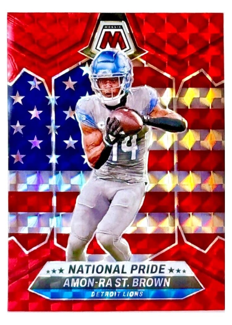 2024 Panini Mosaic Base Set Amon-Ra St. Brown #263 card