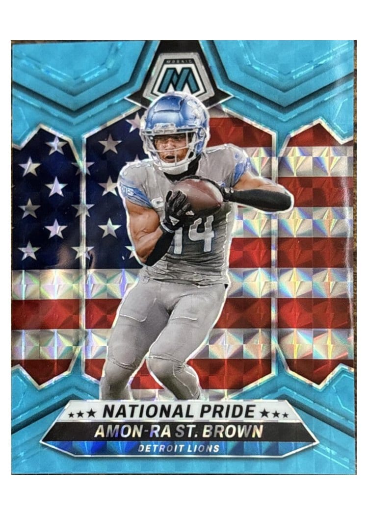 2024 Panini Mosaic Base Set Amon-Ra St. Brown #263 card