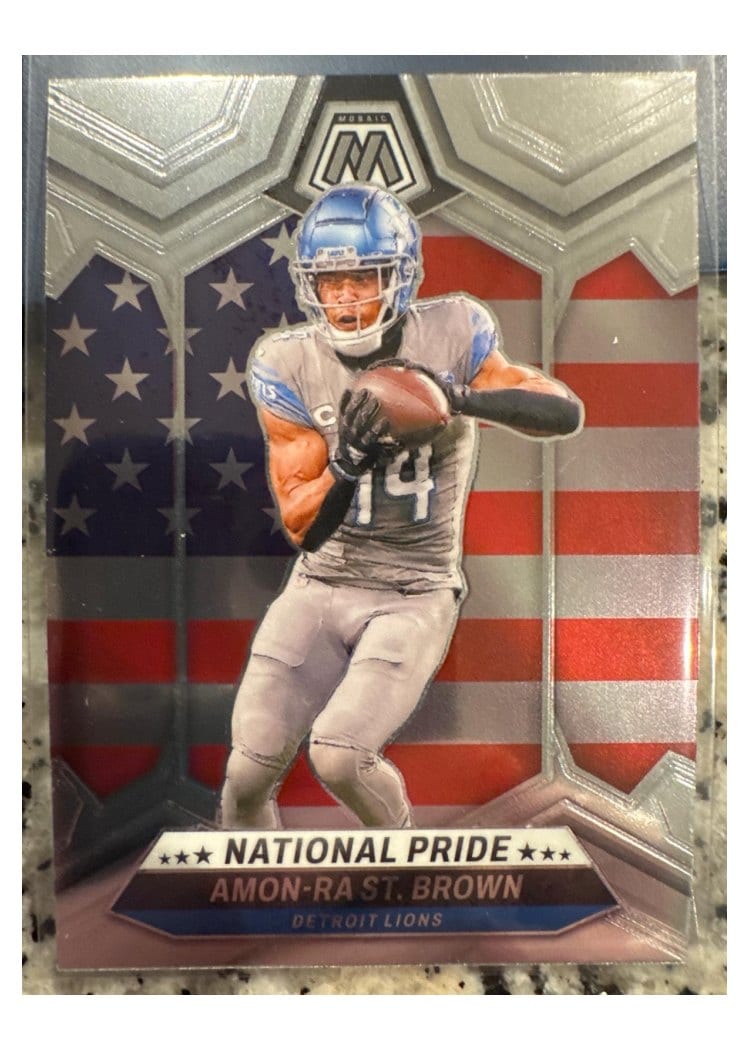 2024 Panini Mosaic Base Set Amon-Ra St. Brown #263 card