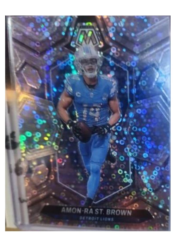 2024 Panini Mosaic Base Set Amon-Ra St. Brown #74 card