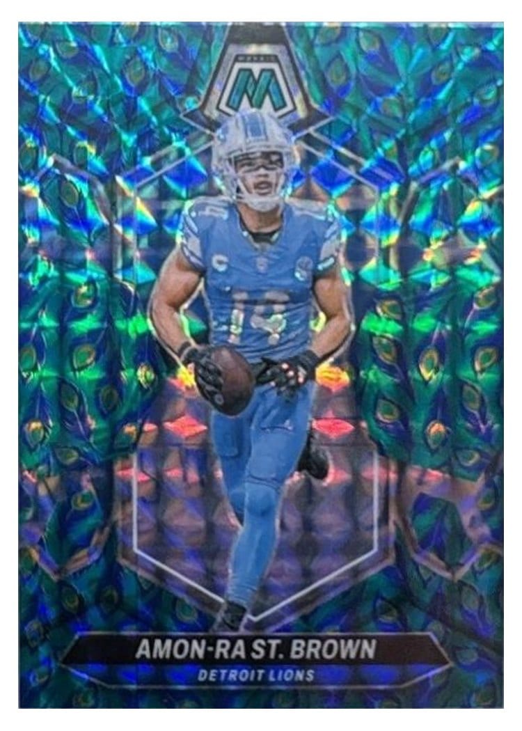 2024 Panini Mosaic Base Set Amon-Ra St. Brown #74 card