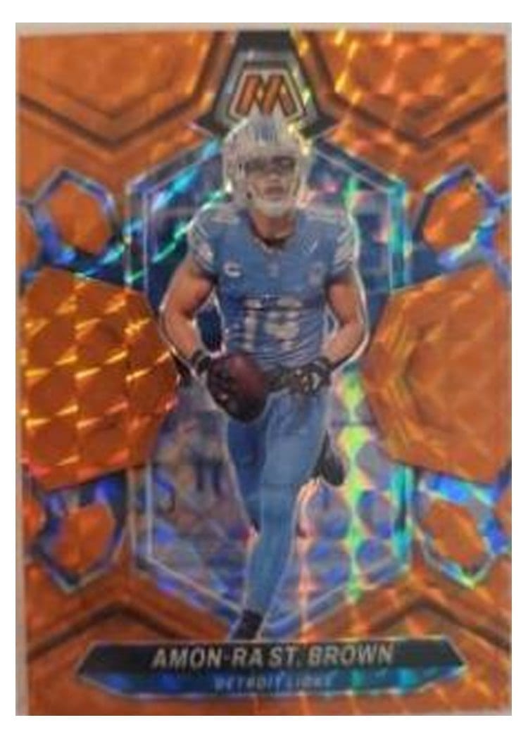 2024 Panini Mosaic Base Set Amon-Ra St. Brown #74 card