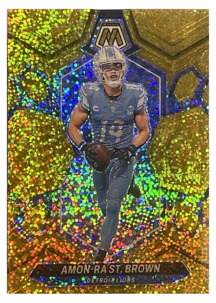 2024 Panini Mosaic Base Set Amon-Ra St. Brown #74 card