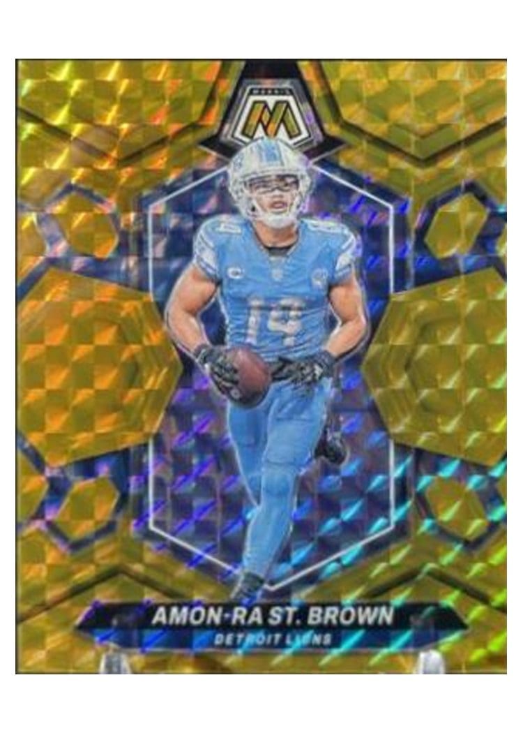 2024 Panini Mosaic Base Set Amon-Ra St. Brown #74 card