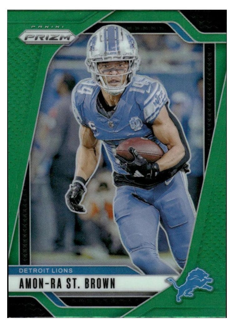 2024 Panini Prizm Base Set Amon-Ra St. Brown #95 card