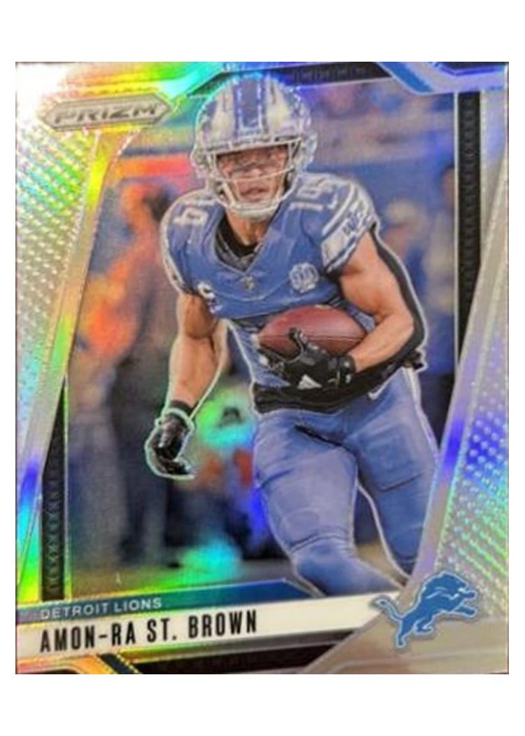 2024 Panini Prizm Base Set Amon-Ra St. Brown #95 card
