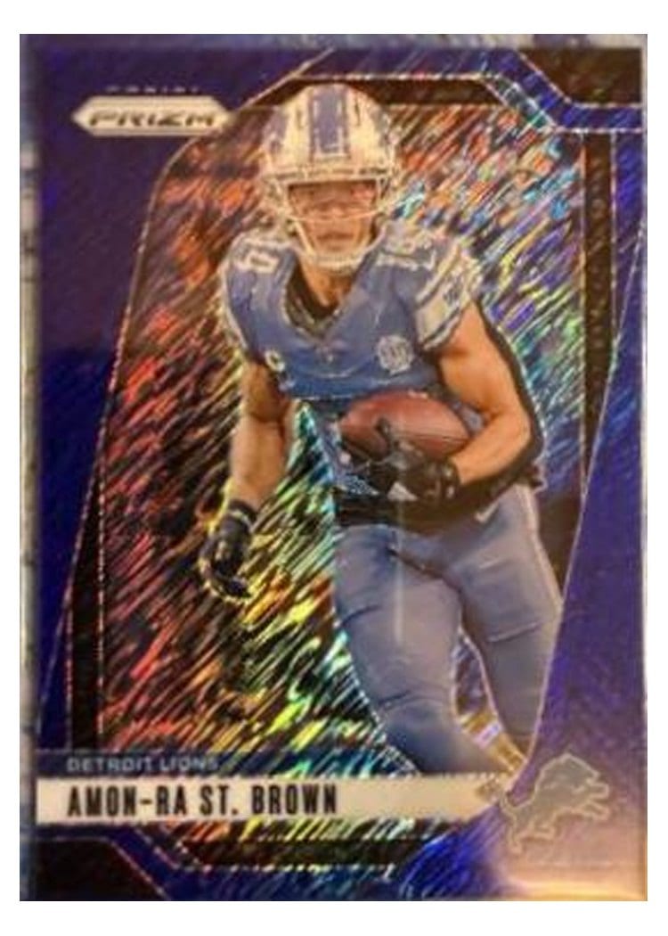 2024 Panini Prizm Base Set Amon-Ra St. Brown #95 card