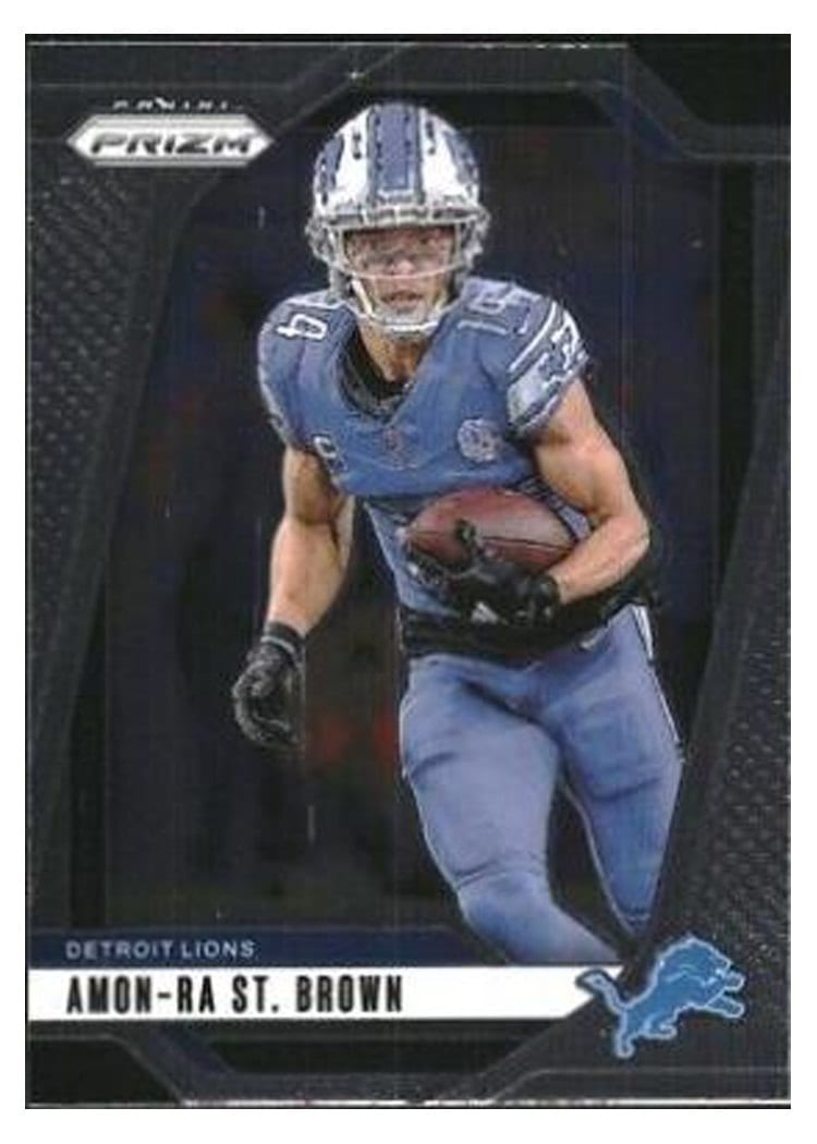 2024 Panini Prizm Base Set Amon-Ra St. Brown #95 card