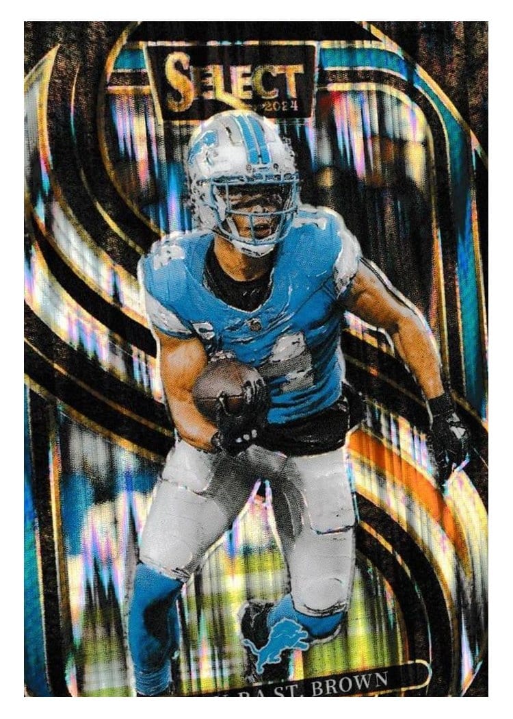 2024 Panini Select Base Set Amon-Ra St. Brown #105 card