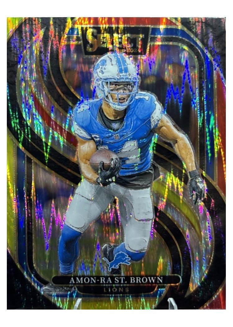 2024 Panini Select Base Set Amon-Ra St. Brown #105 card
