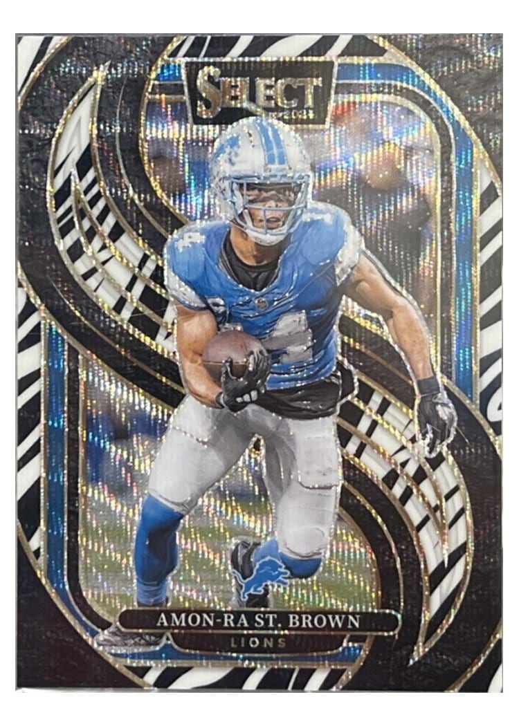 2024 Panini Select Base Set Amon-Ra St. Brown #105 card