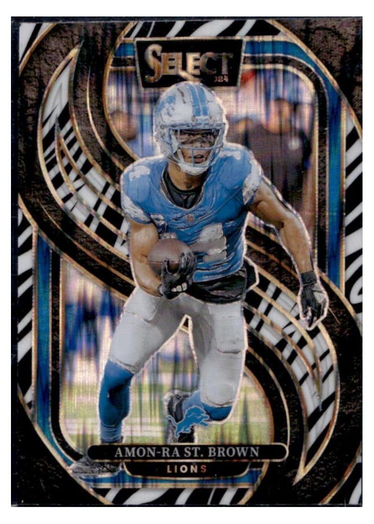 2024 Panini Select Base Set Amon-Ra St. Brown #105 card