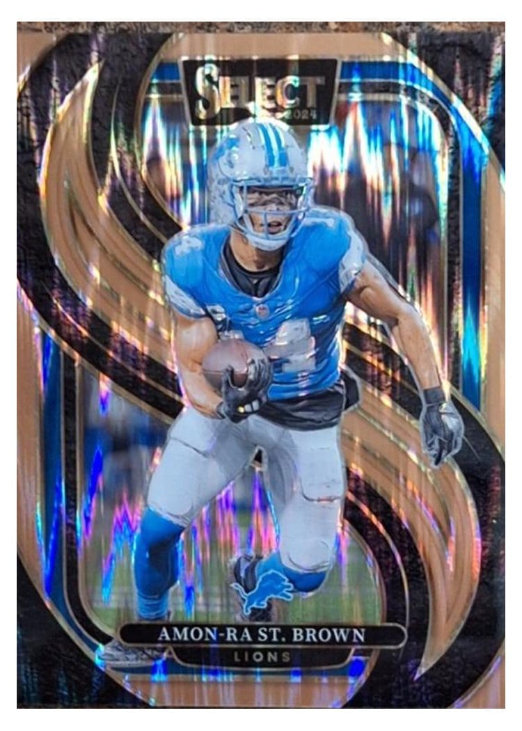 2024 Panini Select Base Set Amon-Ra St. Brown #105 card