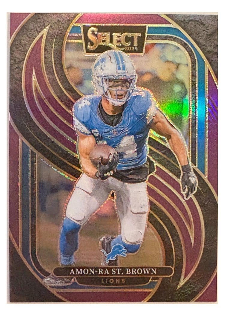 2024 Panini Select Base Set Amon-Ra St. Brown #105 card