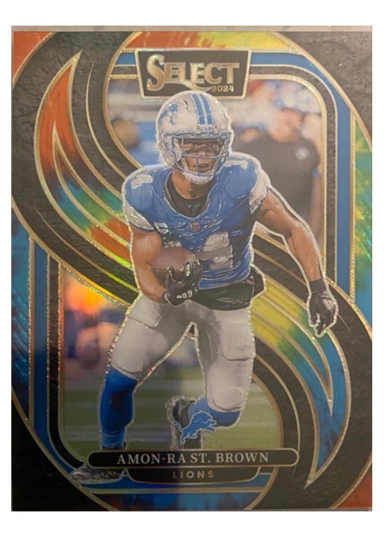 2024 Panini Select Base Set Amon-Ra St. Brown #105 card