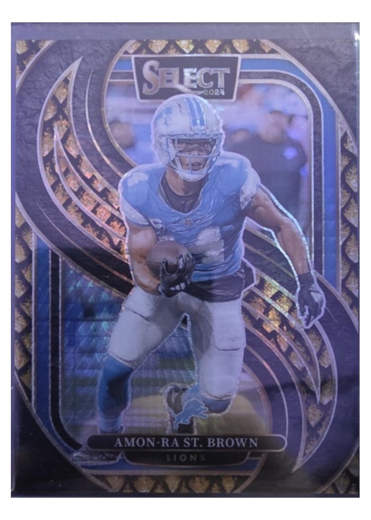 2024 Panini Select Base Set Amon-Ra St. Brown #105 card