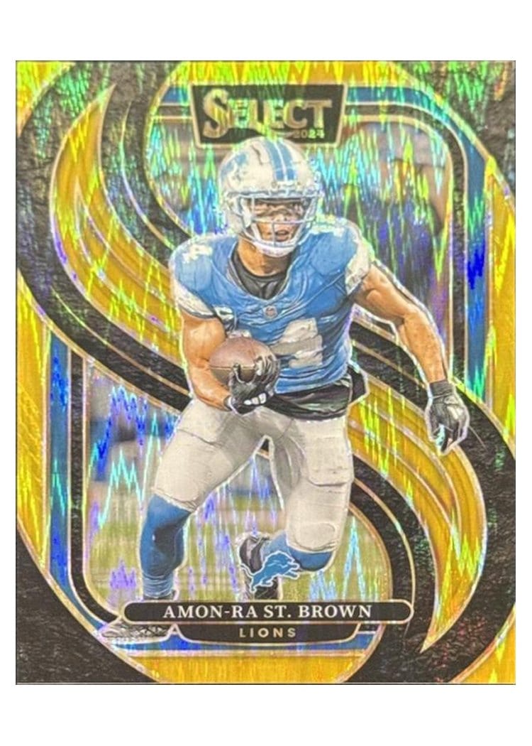 2024 Panini Select Base Set Amon-Ra St. Brown #105 card