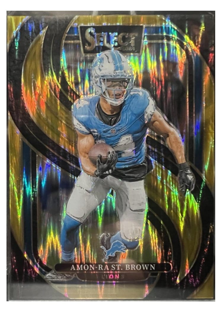 2024 Panini Select Base Set Amon-Ra St. Brown #105 card