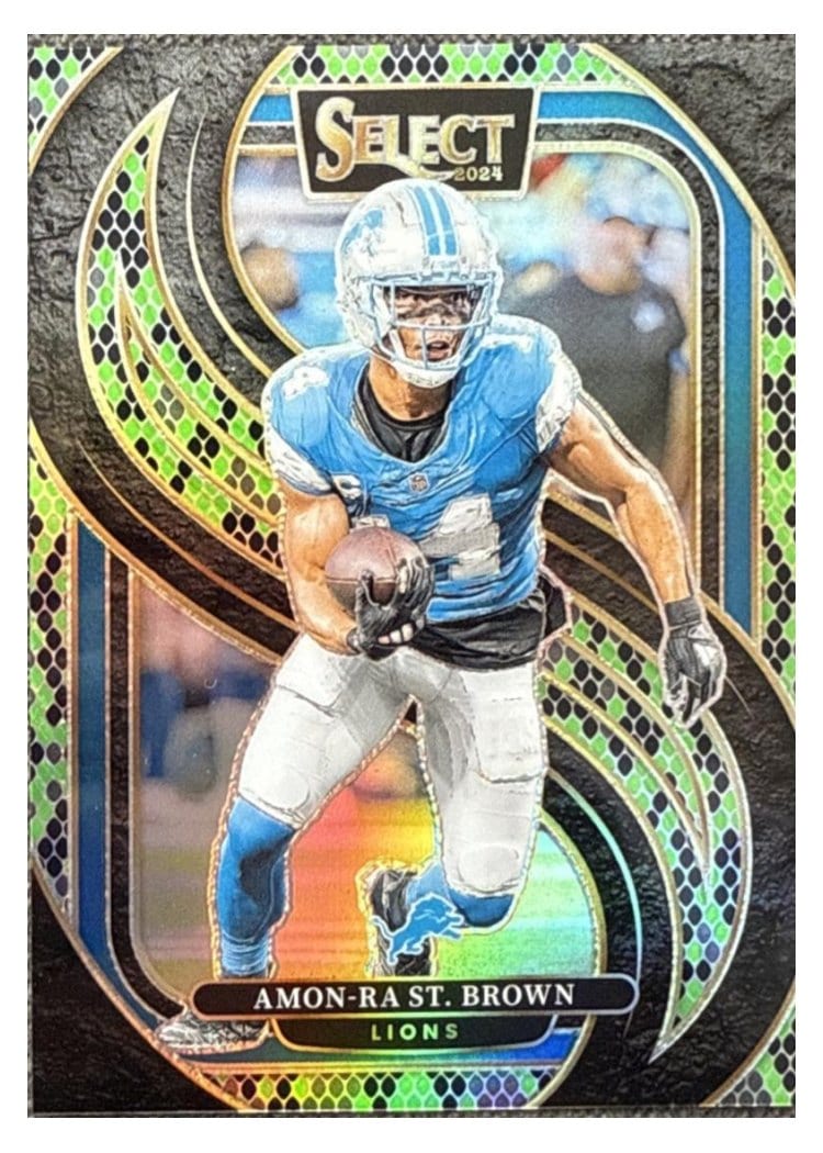 2024 Panini Select Base Set Amon-Ra St. Brown #105 card