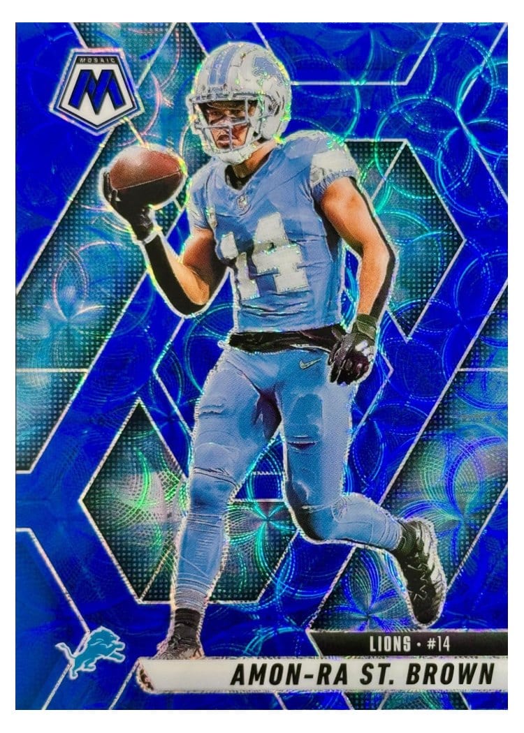 2025 Panini Mosaic Base Set Amon-Ra St. Brown #2 card