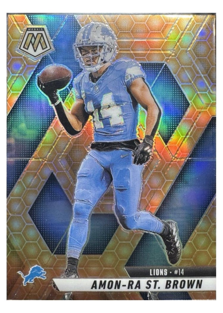 2025 Panini Mosaic Base Set Amon-Ra St. Brown #2 card