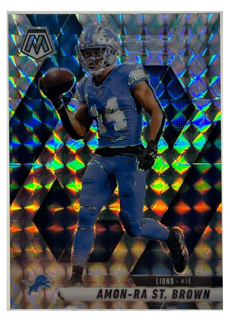 2025 Panini Mosaic Base Set Amon-Ra St. Brown #2 card