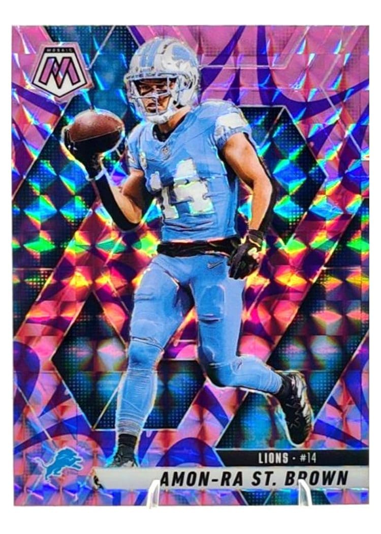 2025 Panini Mosaic Base Set Amon-Ra St. Brown #2 card