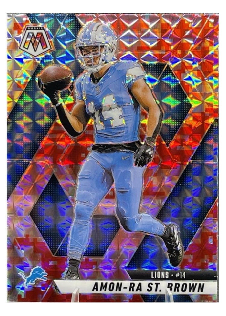 2025 Panini Mosaic Base Set Amon-Ra St. Brown #2 card