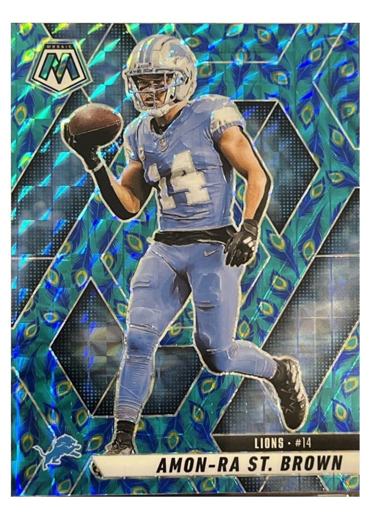 2025 Panini Mosaic Base Set Amon-Ra St. Brown #2 card